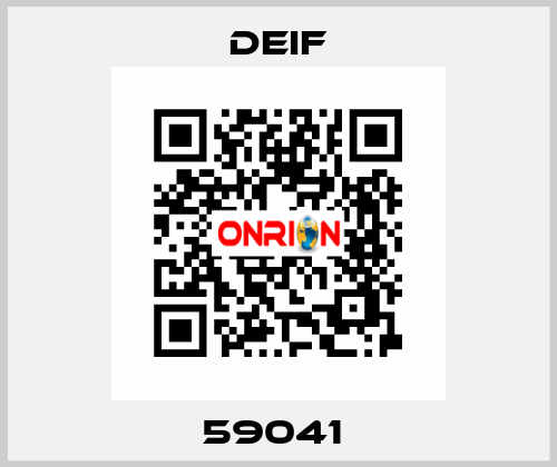 59041  Deif