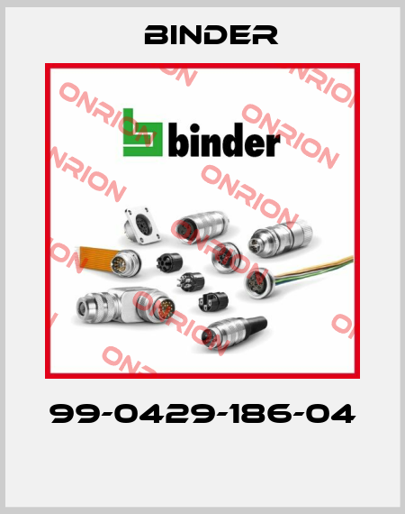 99-0429-186-04   Binder
