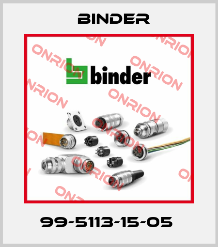 99-5113-15-05  Binder