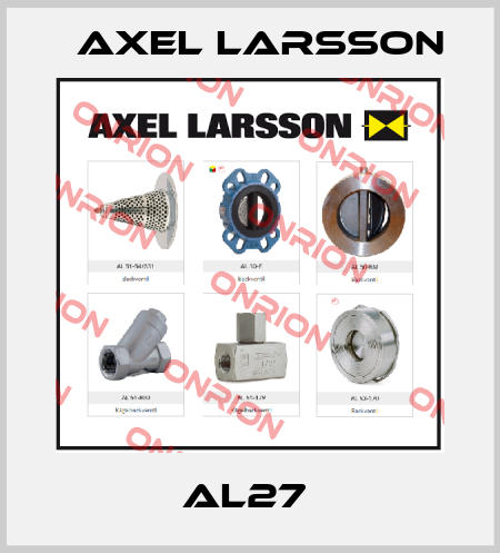 AL27  AXEL LARSSON