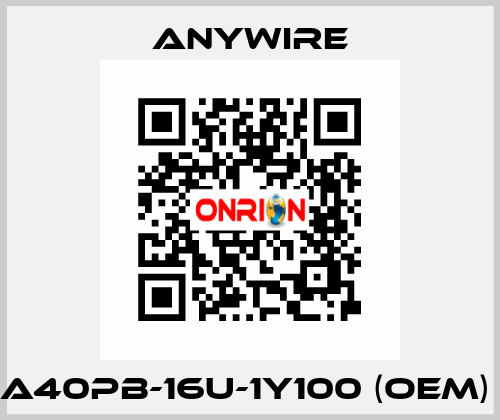  A40PB-16U-1Y100 (OEM)  Anywire