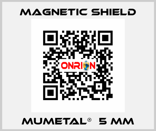 MuMetal®  5 mm Magnetic Shield