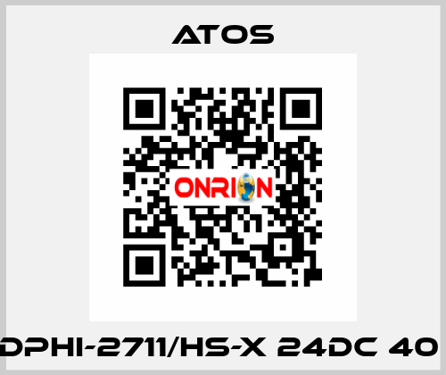 DPHI-2711/HS-X 24DC 40  Atos