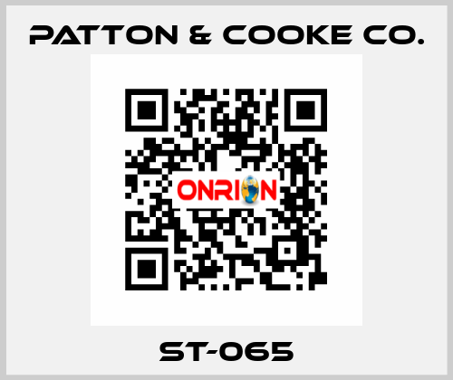 ST-065 Patton & Cooke Co.