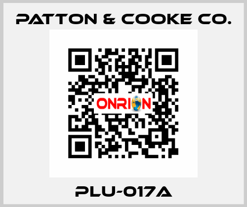 PLU-017A Patton & Cooke Co.