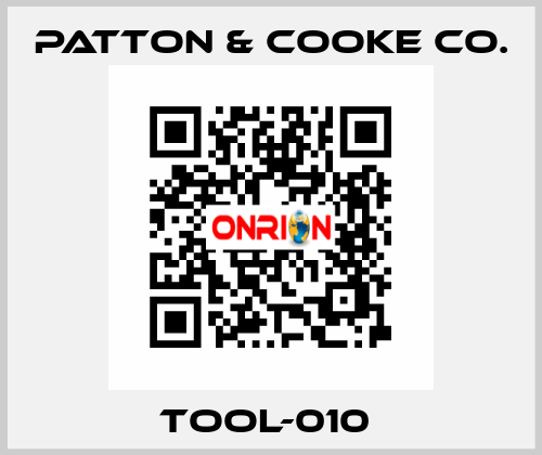 TOOL-010  Patton & Cooke Co.