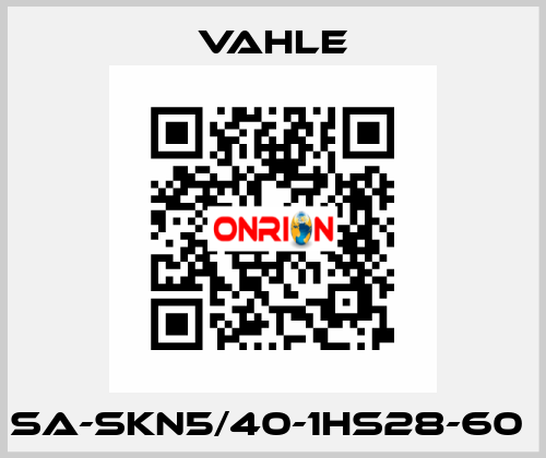 SA-SKN5/40-1HS28-60  Vahle