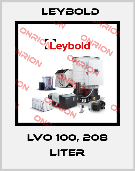 LVO 100, 208 LITER Leybold