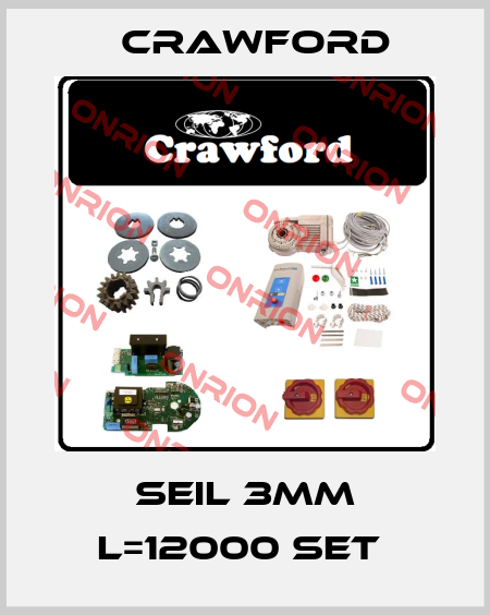 Seil 3mm L=12000 set  Crawford