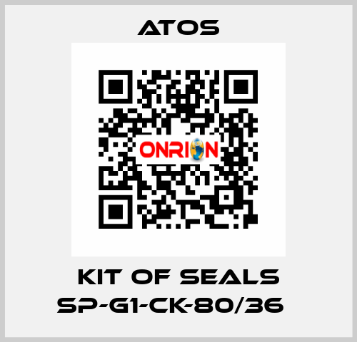 Kit of seals SP-G1-CK-80/36   Atos