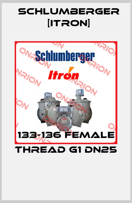 133-136 Female Thread G1 DN25  Schlumberger [Itron]
