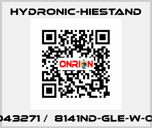 043271 /  8141ND-GLE-W-01 HYDRONIC-HIESTAND