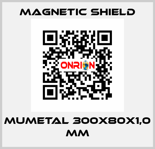 MuMETAL 300x80x1,0 mm Magnetic Shield