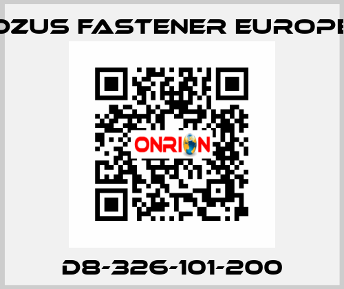 D8-326-101-200 Dzus Fastener Europe