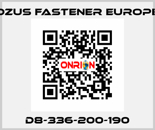 D8-336-200-190 Dzus Fastener Europe