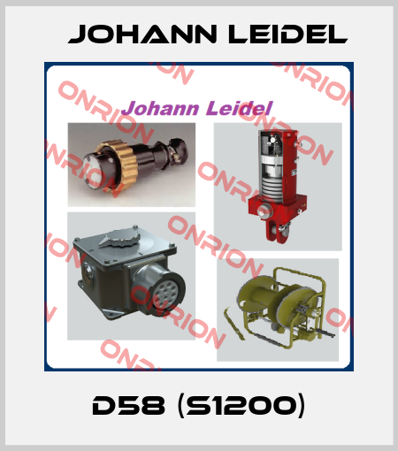 D58 (S1200) Johann Leidel