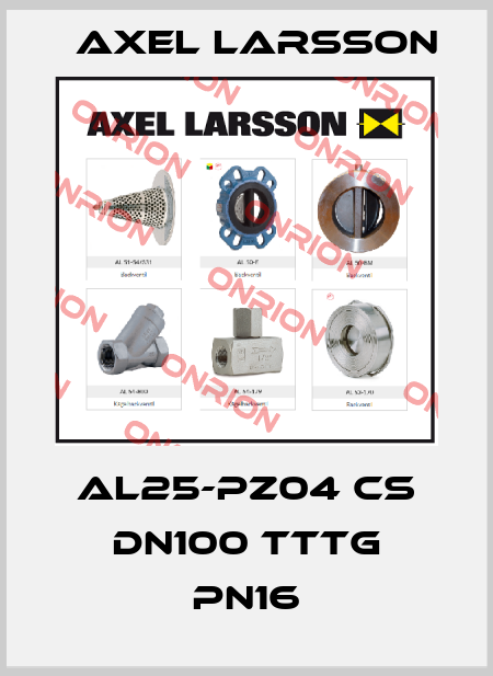 AL25-PZ04 CS DN100 TTTG PN16 AXEL LARSSON