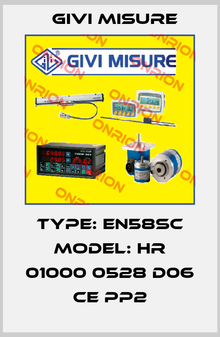 Type: EN58SC Model: HR 01000 0528 D06 CE PP2 Givi Misure