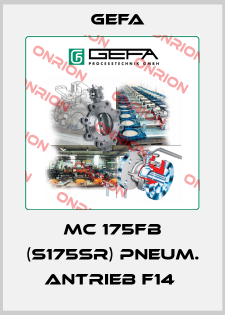 MC 175FB (S175SR) PNEUM. ANTRIEB F14  Gefa