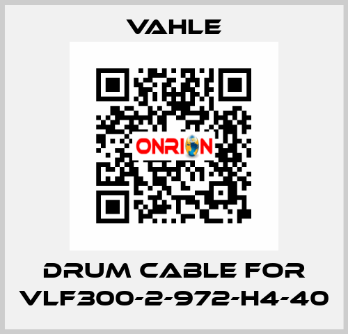 Drum Cable for VLF300-2-972-H4-40 Vahle