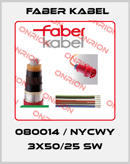 080014 / NYCWY 3X50/25 SW Faber Kabel