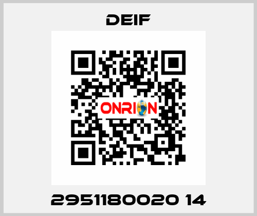 2951180020 14 Deif