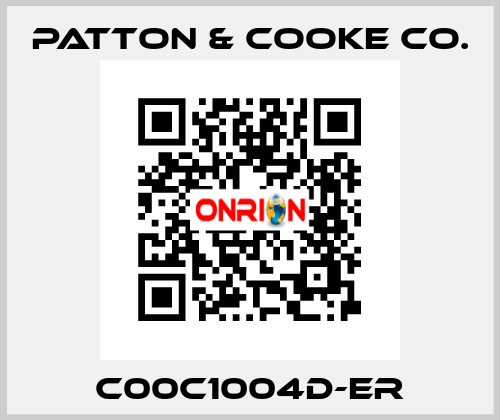 C00C1004D-ER Patton & Cooke Co.