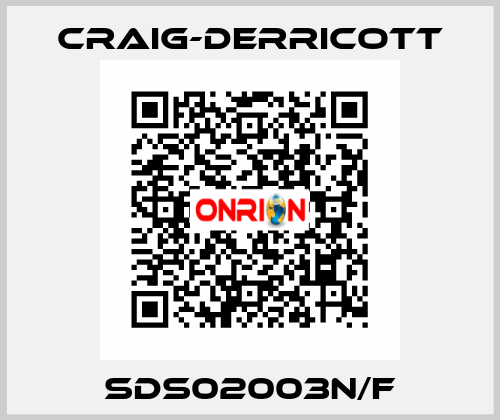 SDS02003N/F Craig-Derricott