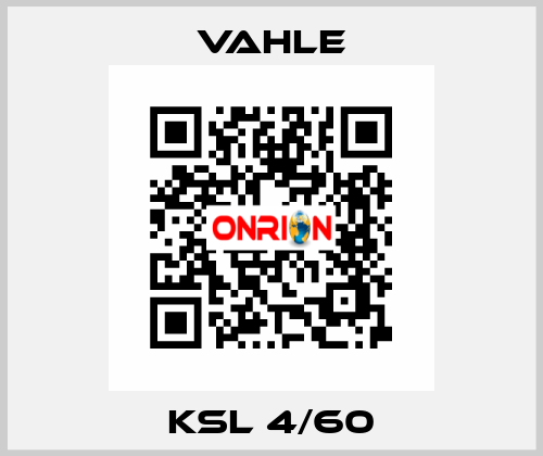 KSL 4/60 Vahle