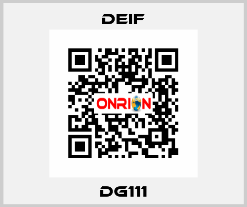 DG111 Deif