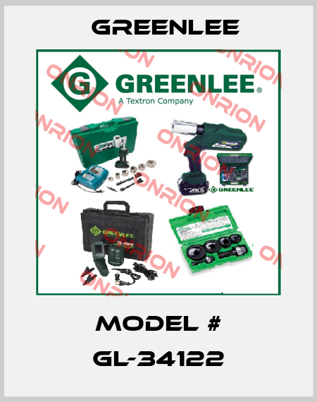 Model # GL-34122 Greenlee