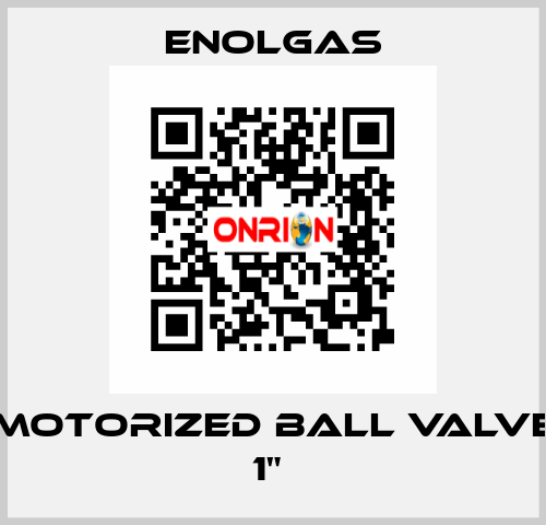 MOTORIZED BALL VALVE 1"  Enolgas