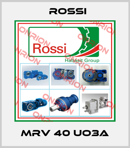 MRV 40 UO3A Rossi