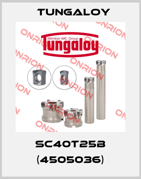 SC40T25B (4505036) Tungaloy