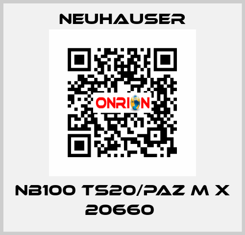 NB100 TS20/PAZ M X 20660  Neuhauser