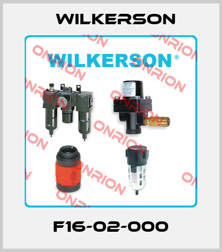 F16-02-000 Wilkerson