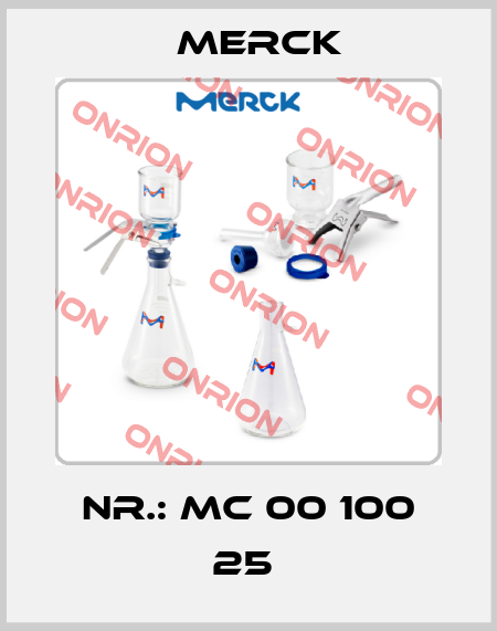 NR.: MC 00 100 25  Merck