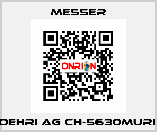 OEHRI AG CH-5630MURI  Messer