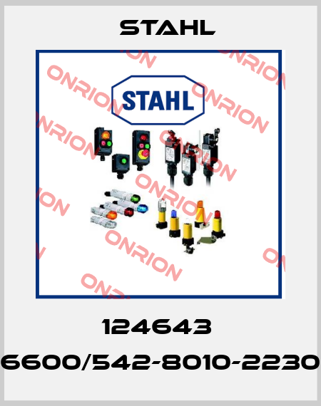 124643  6600/542-8010-2230 Stahl