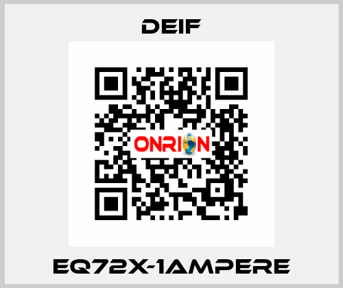 EQ72X-1AMPERE Deif