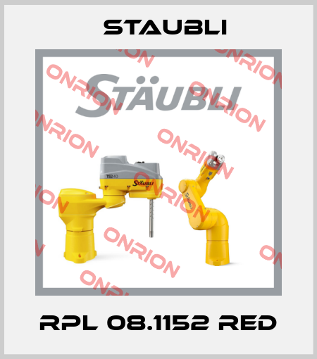 RPL 08.1152 red Staubli