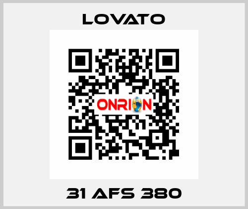 31 AFS 380 Lovato