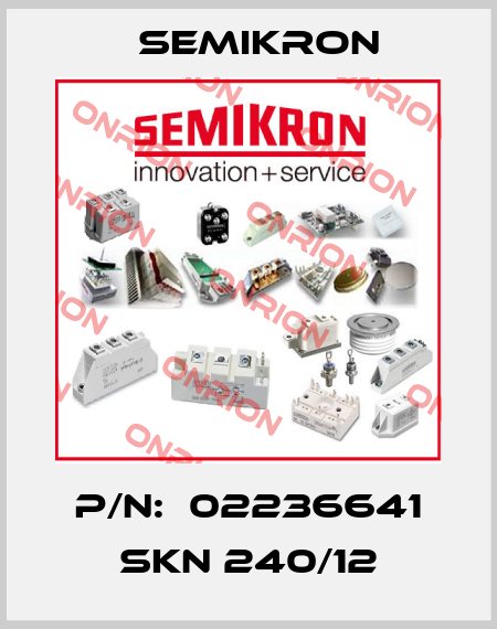 P/N:  02236641 SKN 240/12 Semikron