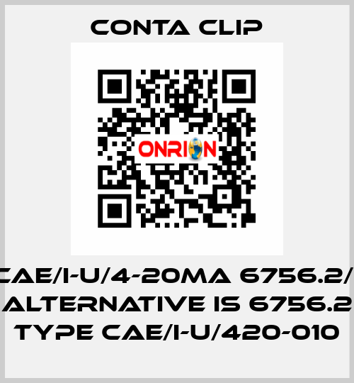 CAE/I-U/4-20mA 6756.2/1 alternative is 6756.2 Type CAE/I-U/420-010 Conta Clip