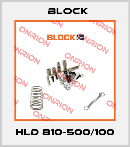 HLD 810-500/100 Block