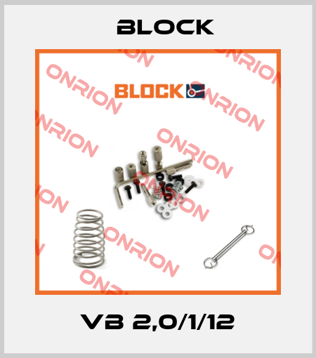 VB 2,0/1/12 Block