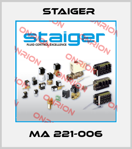 MA 221-006 Staiger