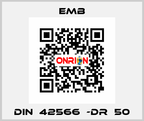 DIN  42566  -DR  50 Emb