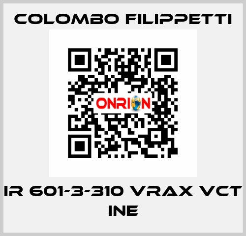 IR 601-3-310 VRAX VCT INE Colombo Filippetti