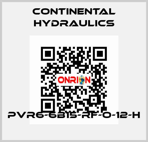 PVR6-6B15-RF-O-12-H Continental Hydraulics